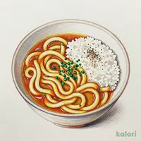 カレーうどん定食