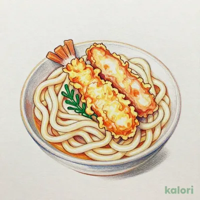 冷しちくわ天の小うどん