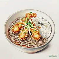 冷しとり天おろしそば定食
