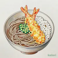 大海老天ざるそば定食