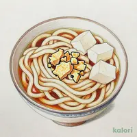 山かけうどん定食