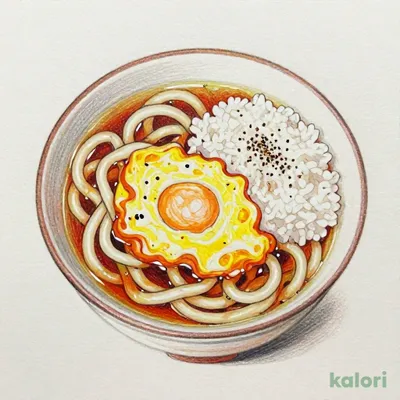 王さんの卵とじうどん定食