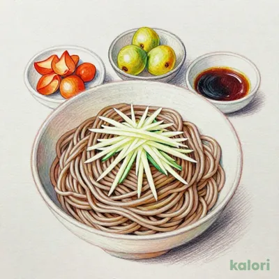 紀州の梅の冷しおろしそば定食