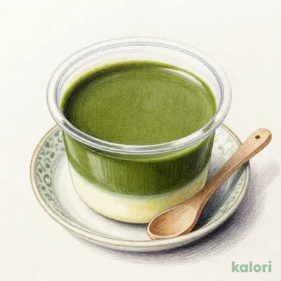 宇治抹茶とマスカルポーネのプリン