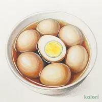 比内地鶏の煮玉子