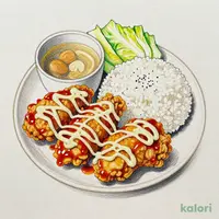 Chicken Nanban Style Fried Chicken Set Meal