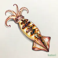 わた入りスルメイカの炙り焼き