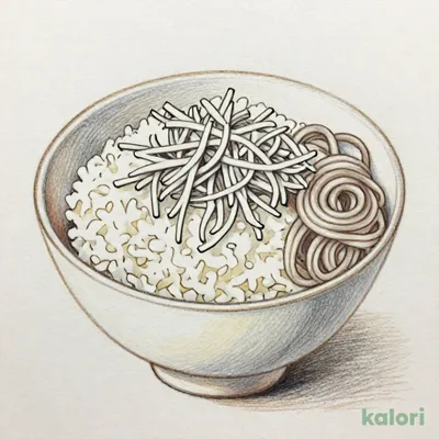 釜揚げシラス丼とそば