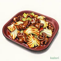牛ホルモンのピリ辛味噌炒め