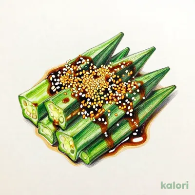 Okra with Sesame Dressing