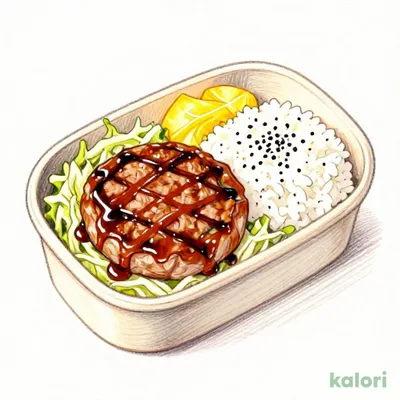 直火焼ハンバーグ弁当