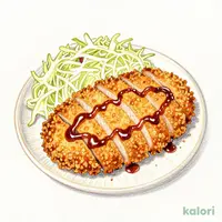 Loin Tonkatsu (with Cabbage)