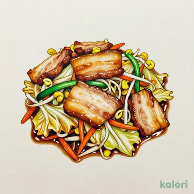 肉野菜炒め　コク旨醤油だれ