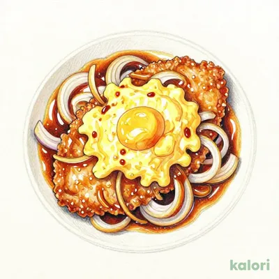 Simmered Pork Cutlet with Egg
