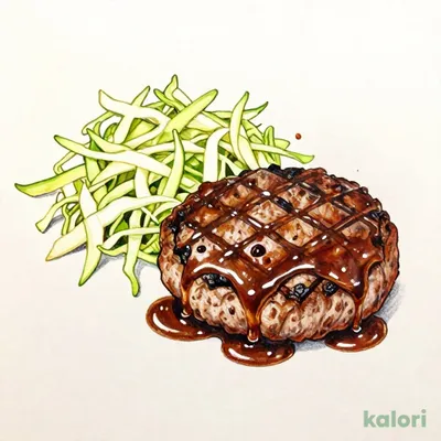 Flame-Grilled Hamburg Steak