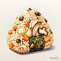Rice Ball (Bonito-Flavored Chicken and Vegetable Rice)
