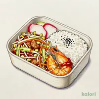 Deluxe Meat and Vegetable Stir-fry Bento with Rich Soy Sauce
