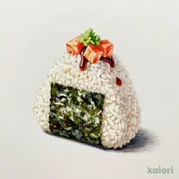 Soy Sauce Wasabi Fatty Salmon Onigiri