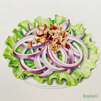 Onion Salad with Bonito Flakes