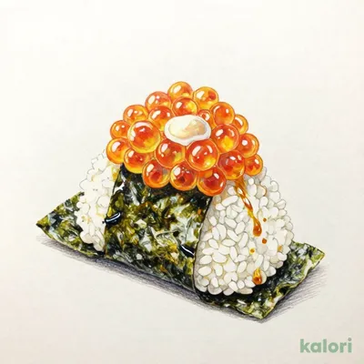 おにぎり　紅子いくら白醤油漬け