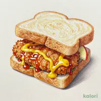 Thick-Cut Sangenton Pork Loin Katsu Sandwich