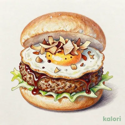 お好み焼バーガー