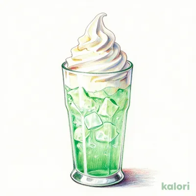 クリームソーダ　でらたっぷりサイズ