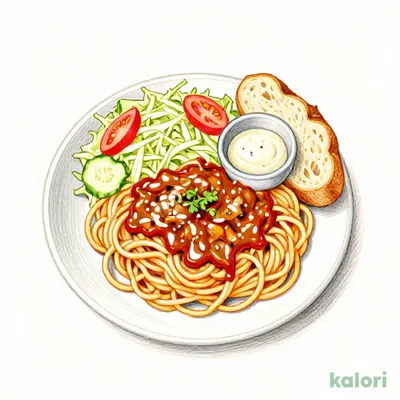 Spicy Curry Indian Spaghetti (with Drink Order)