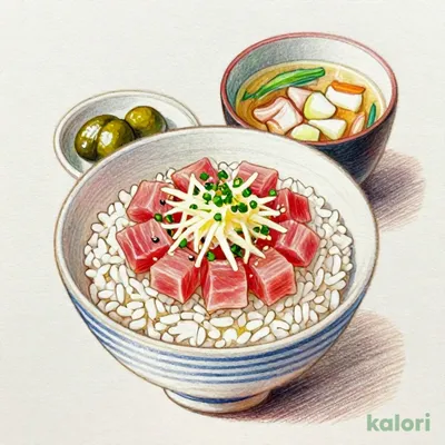 Tuna Yam Rice Bowl and Soup Set