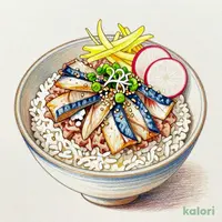 みょうが香るごま鯖とあじのたたきごはん