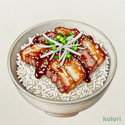 やわらか厚切り豚の照焼きごはん