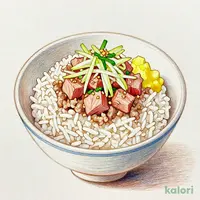 中落ちと漬けまぐろ二色ごはん