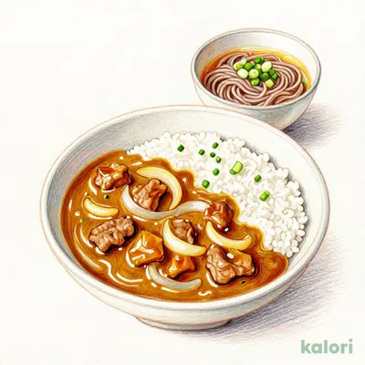 カレー丼セット