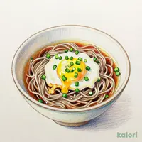 Tsukimi Soba (Noodle Soup with Egg)