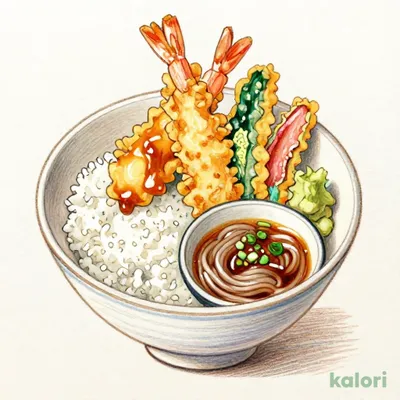 Tempura Rice Bowl Set Meal