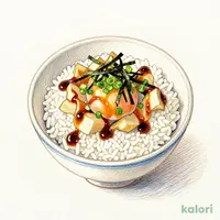 Yamakake (Grated Yam) Rice Bowl