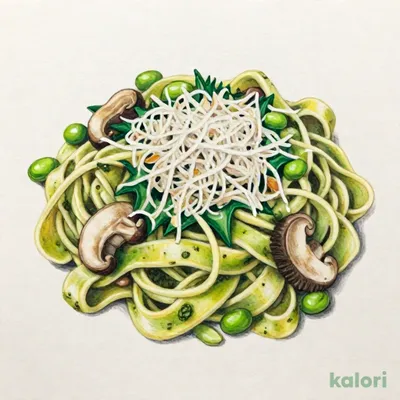 しらすと枝豆の大葉ジェノベーゼ