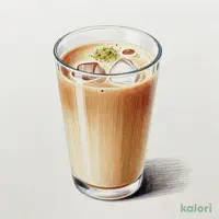 八女ほうじ茶のアイス豆乳ラテ