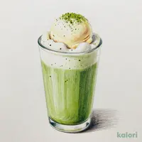 八女抹茶豆乳ラテフロート