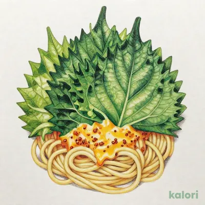 明太バターと大葉畑