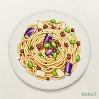 蕪と茄子の塩麹だしペペロンチーノ