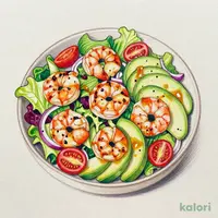 Grilled Shrimp Avocado Salad