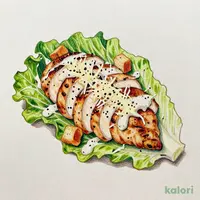 グリルドチキンシーザーサラダ
