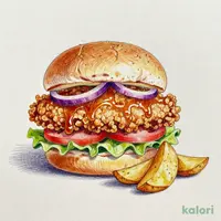 ハニーモチコチキンバーガー