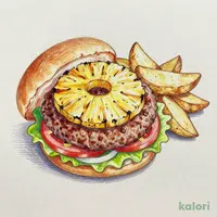 Hawaiian Pineapple Burger