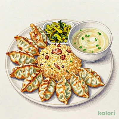 Double Gyoza and Fried Rice Set