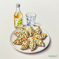 白ぶどうのお酒餃子セット