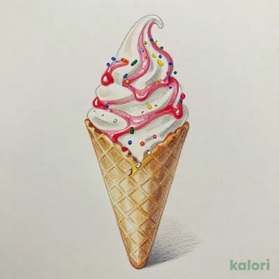 オリジナル・グレーズド® ソフトクリーム（ストロベリースプリンクル）