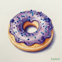 Ravenclaw Blueberry Doughnut