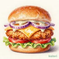 トリュフコルビージャックチキンバーガー